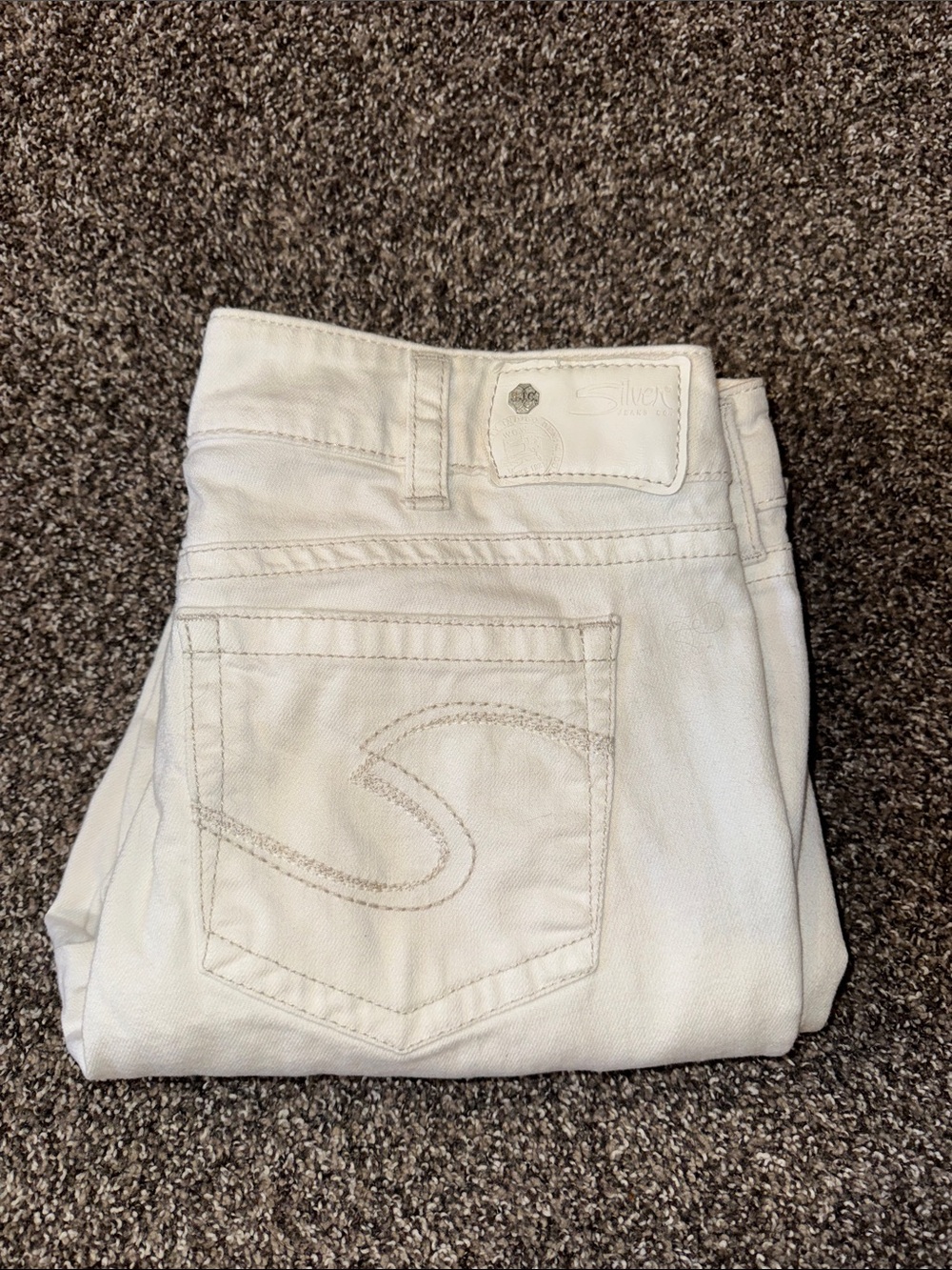 Women’s Silver White Jeans